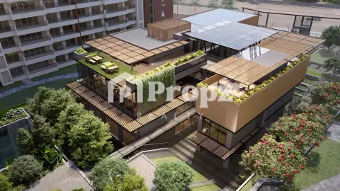 Godrej Woods landscaped gardens and green spaces Thanisandra
