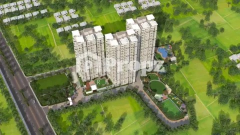 Abhee Celestial City landscaped gardens and recreational facilities