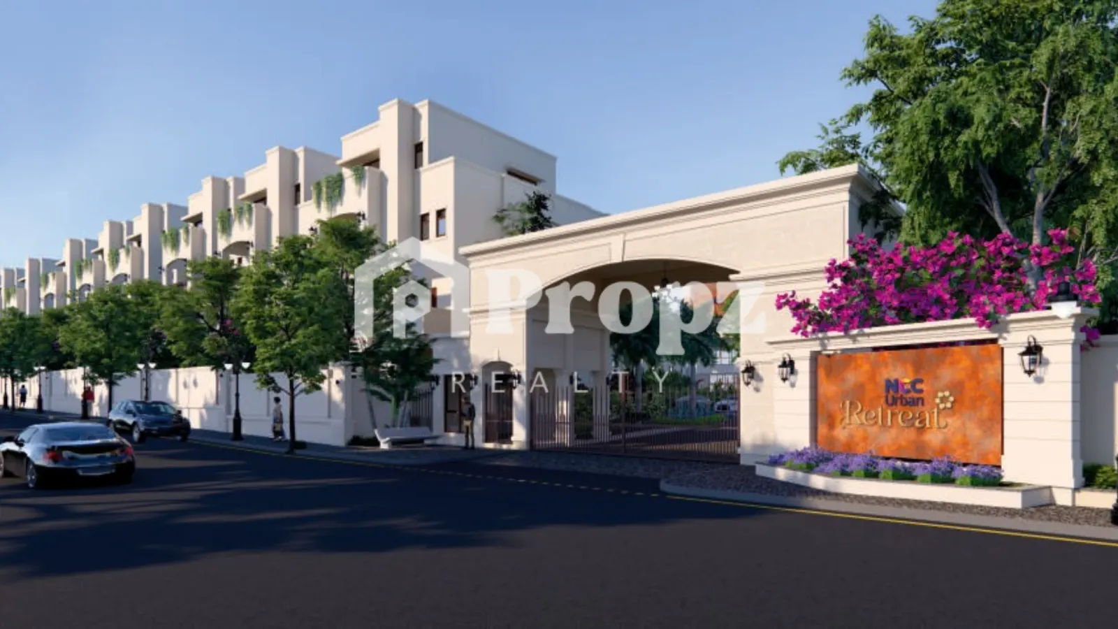 NCC Urban Retreat Mediterranean luxury row villas off Hennur Road North Bangalore