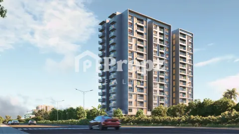 Cumins Sanctum apartment tower exterior view