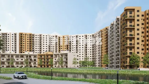 Birla Trimaya landscaped gardens and open spaces