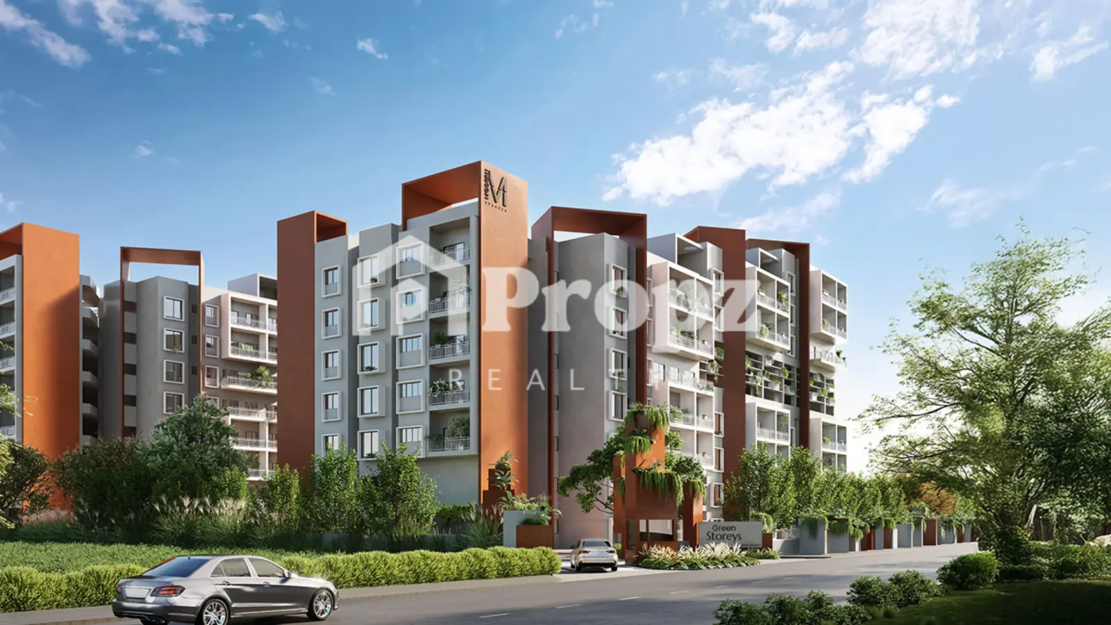 Green Storeys by Modern Spaaces - low-rise residential apartments at Sarjapur Road Bangalore