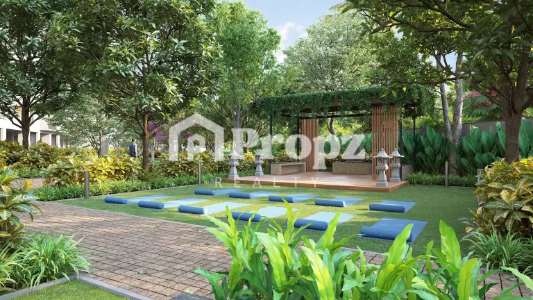 Amrutha Lake Vista clubhouse and infinity swimming pool amenities
