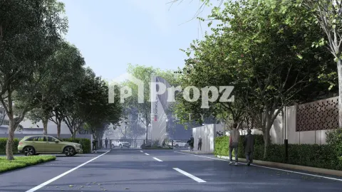 Merusri Sunscape 3 BHK villa floor plan layout