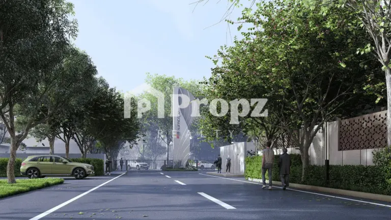 Merusri Sunscape 3 BHK villa floor plan layout
