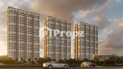 DSR EVOQ apartment exterior view with landscaping