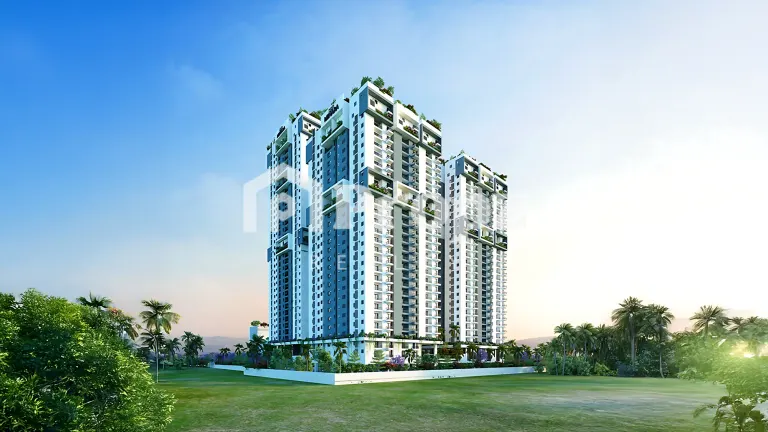 SBR Minara tower exterior view in Seegehalli Whitefield