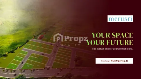 Merusri Serenova Plots location map near Prestige Marigold, Devanahalli Bangalore