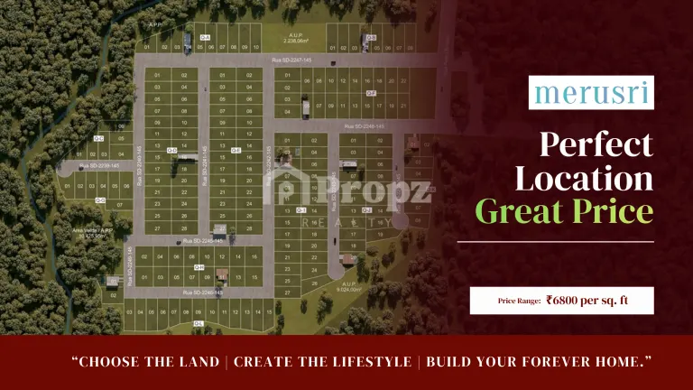 Merusri Serenova gated community amenities and features in Margondanahalli
