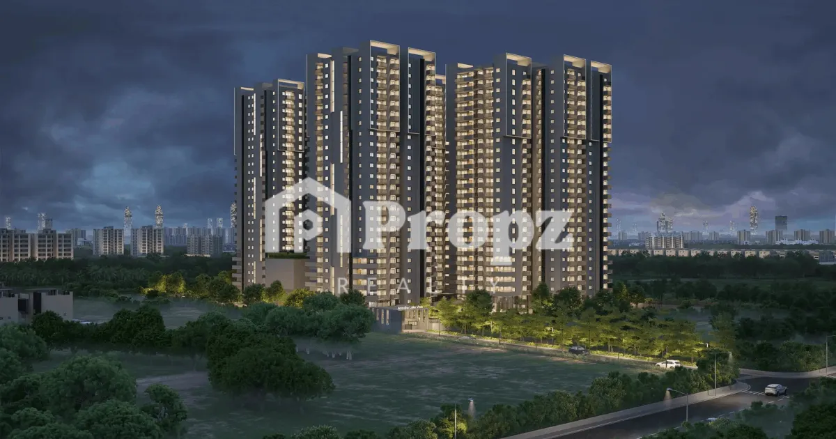 Amrutha Lake Vista high-rise residential towers in Whitefield Bangalore