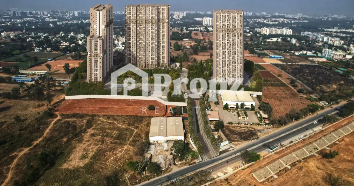 Abhee Aaria residential towers near Gunjur Lake Whitefield Bangalore