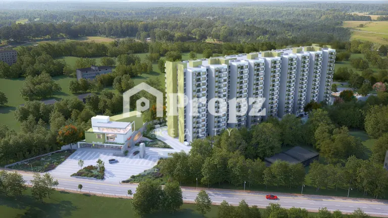 Modern Spaaces Neon clubhouse and amenities view in Sarjapur