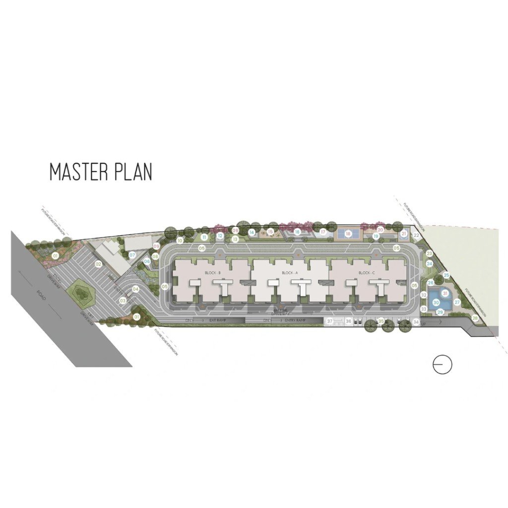 Modern Spaaces Neon master plan