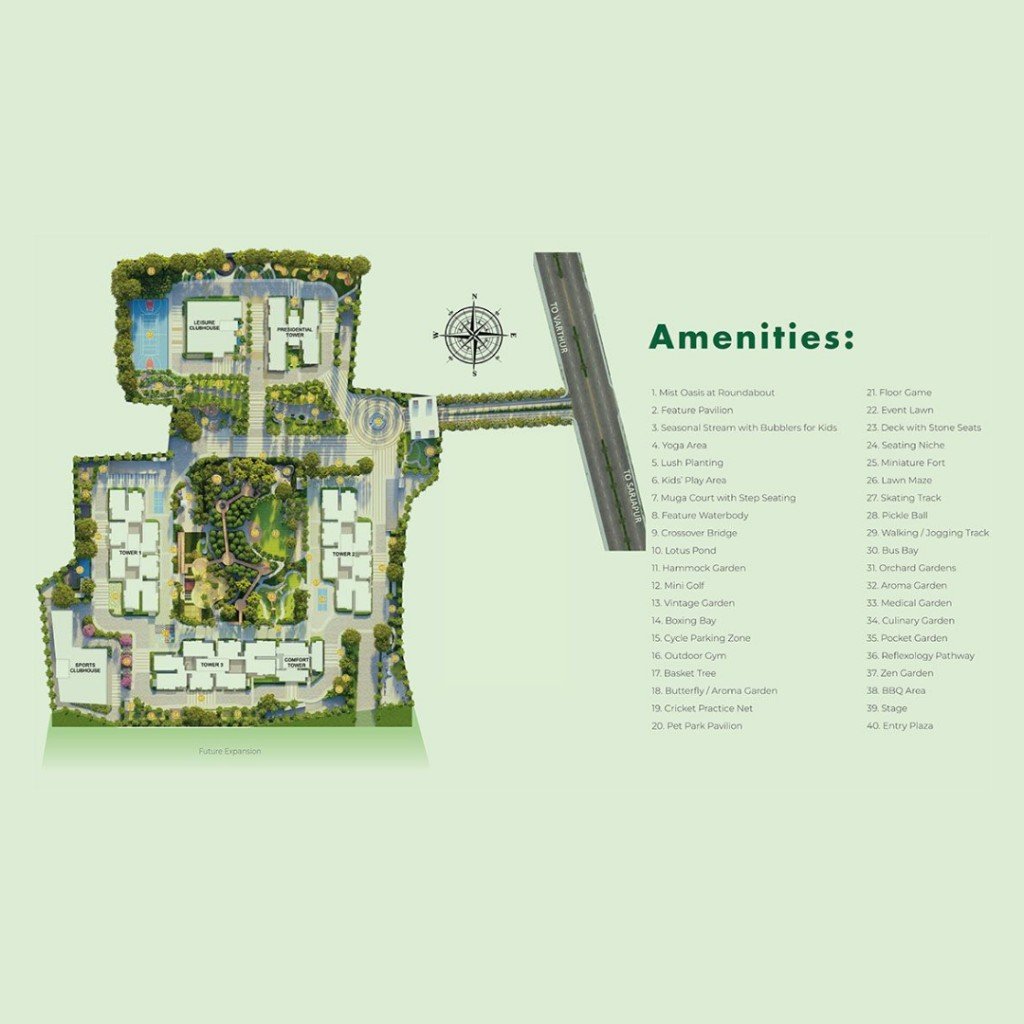 Abhee Aaria master plan
