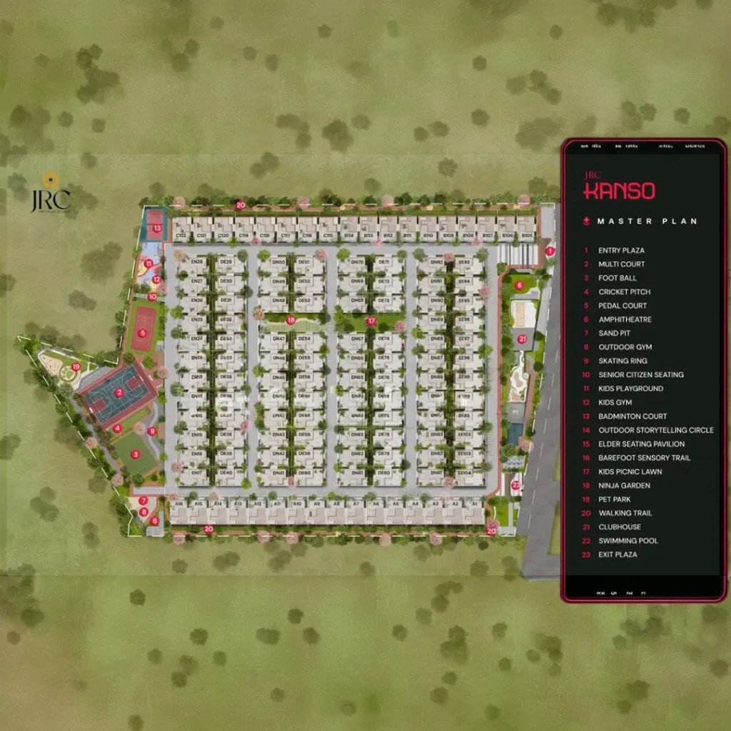 JRC Kanso master plan