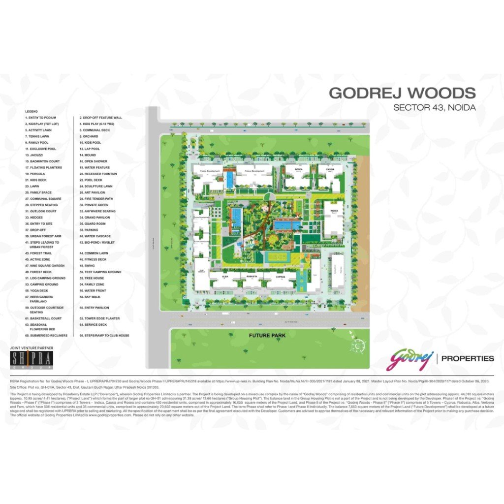 Godrej Woods master plan