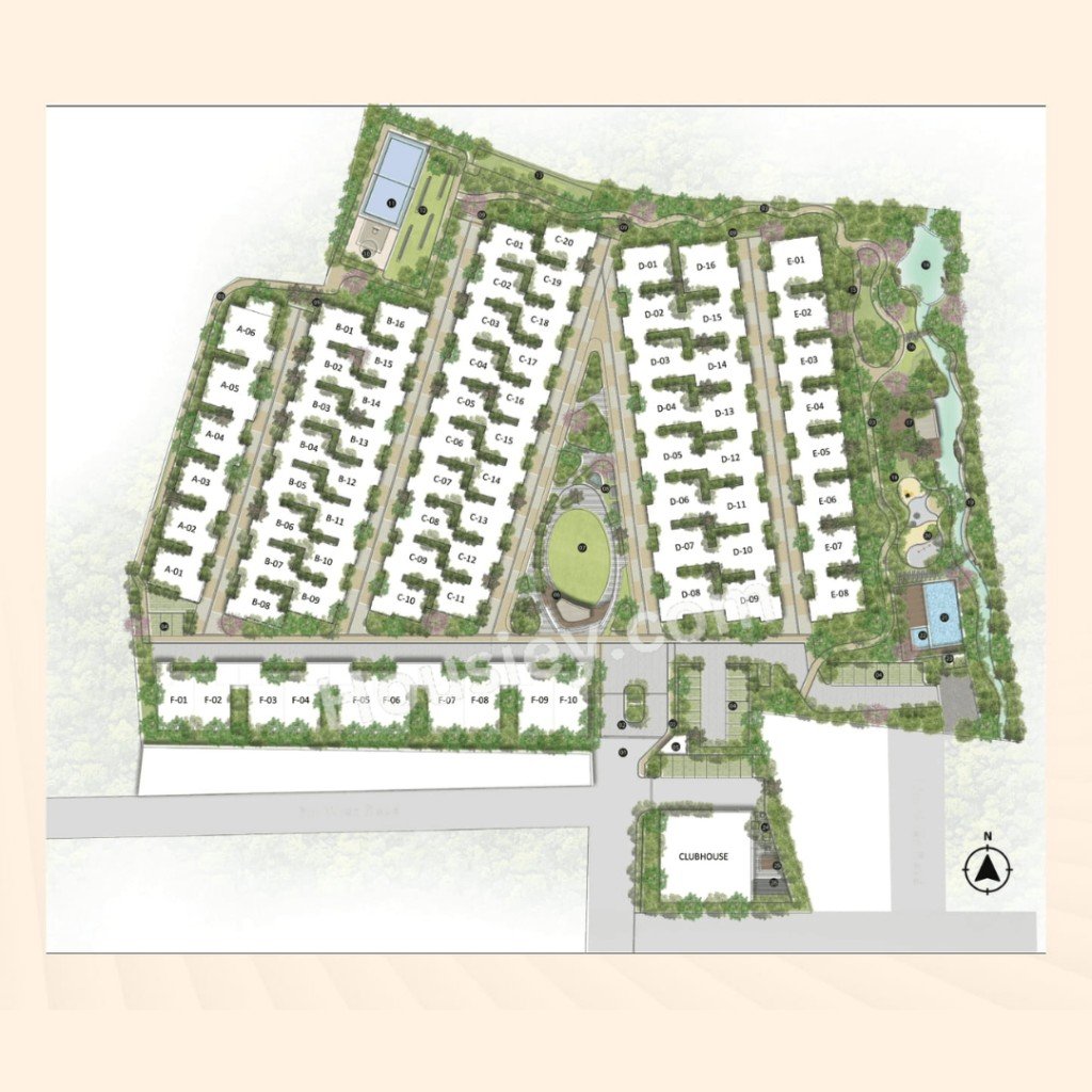 Merusri Sunscape Villas master plan