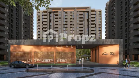 Luxury 3 BHK apartment layout at Assetz Miru & Miyo