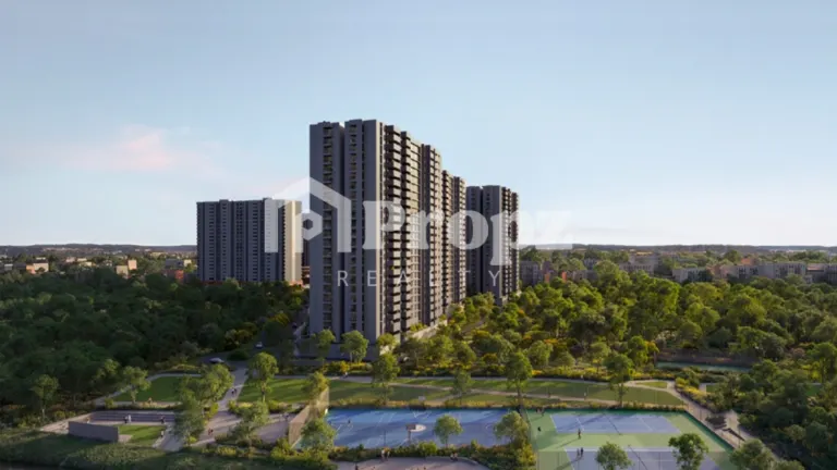 Luxury apartment towers at Assetz Mizumi Reserve Kudlu