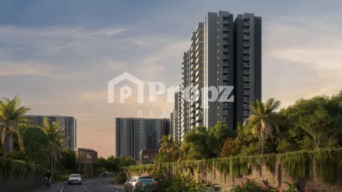 Swimming pool and recreational amenities at Mizumi Reserve
