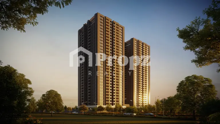 Assetz Meru & Meadow exterior view with contemporary architecture