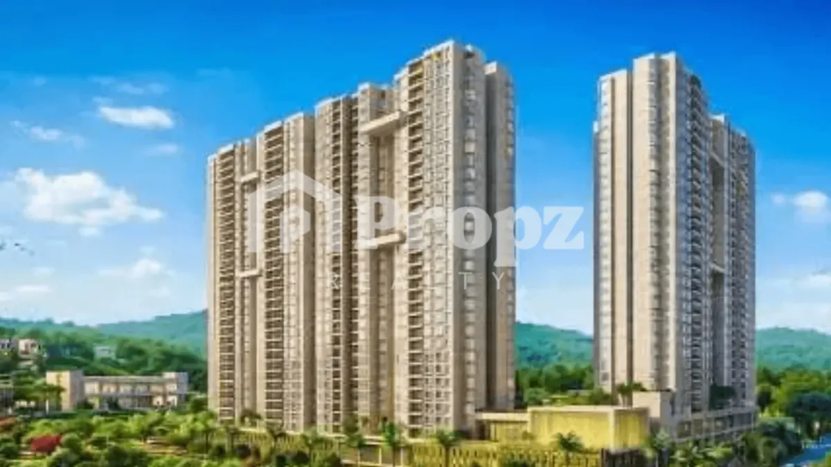 Bhartiya Nikoo Homes 8 high-rise residential towers with landscaped gardens in North Bangalore