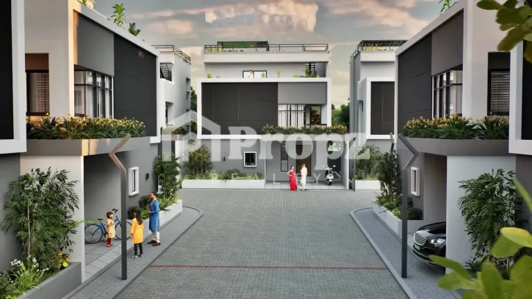Luxury 4 BHK villa exterior at Fortune County Whitefield