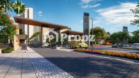 Mana Skanda entrance and security gate view