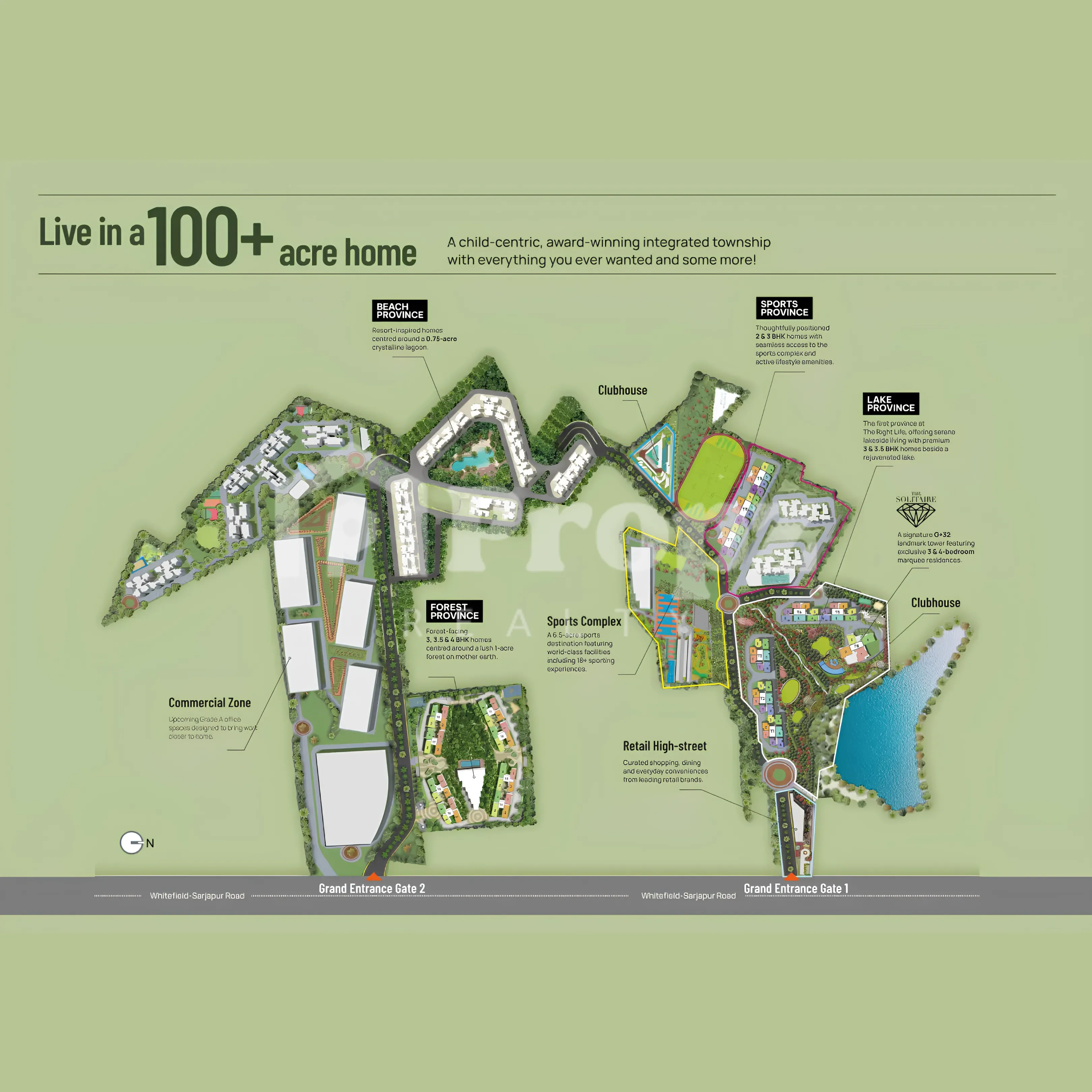 Mana Skanda Masterplan for 2, 3 & 4 BHK Apartments in Sarjapur Road, Bengaluru