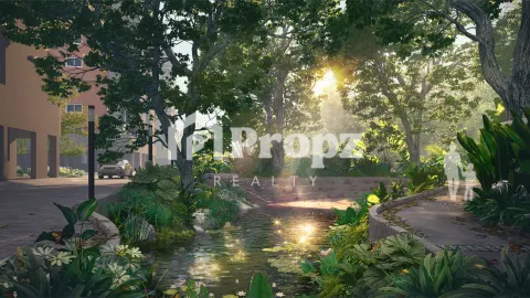 Serene Heights apartment floor plan - 2.5 and 3 BHK configurations
