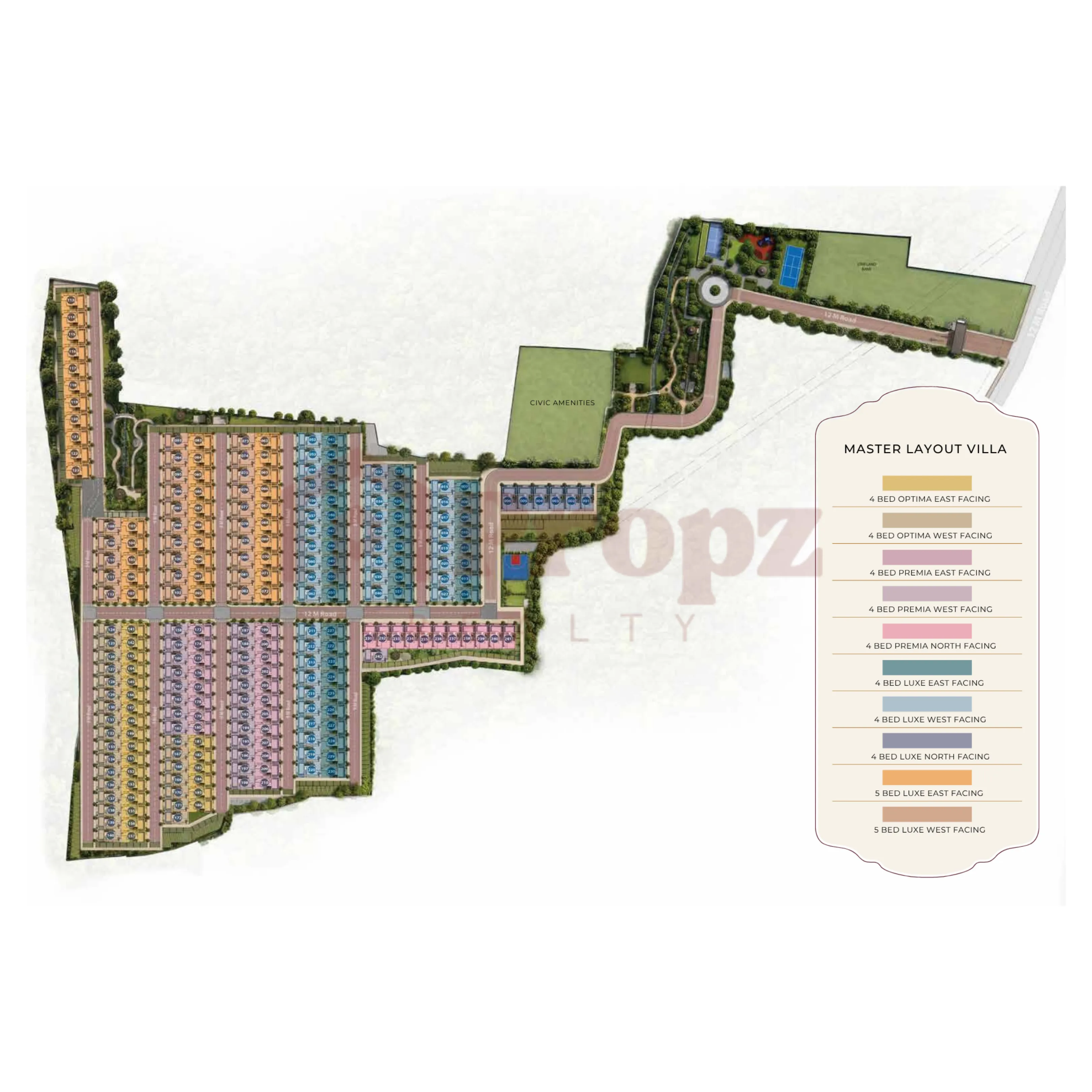 Premium  Master Plan  by Godrej Florenne , off Soukya Road, Whitefield, Bangalore