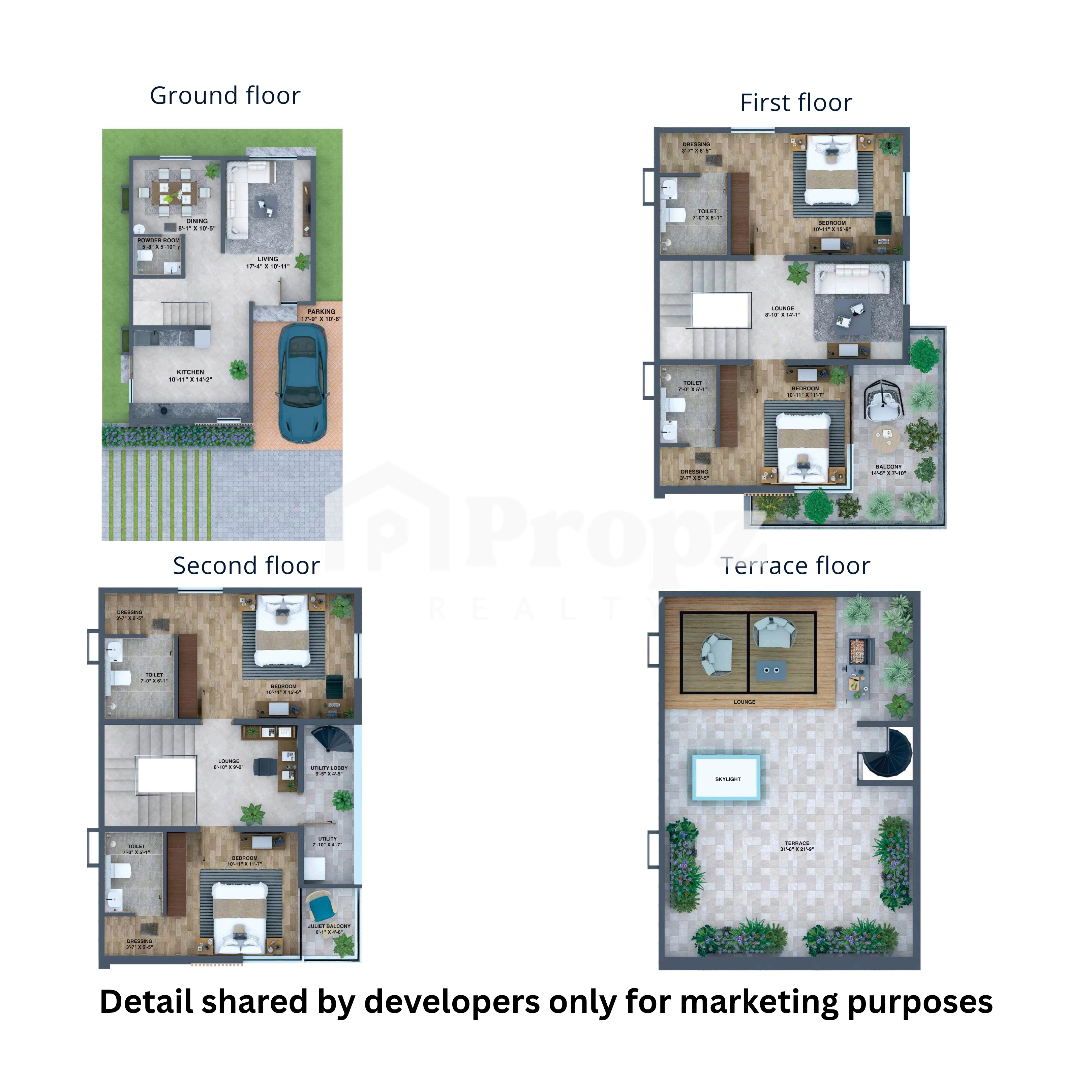 Symphony floor plan — Konig Homes Pearl County