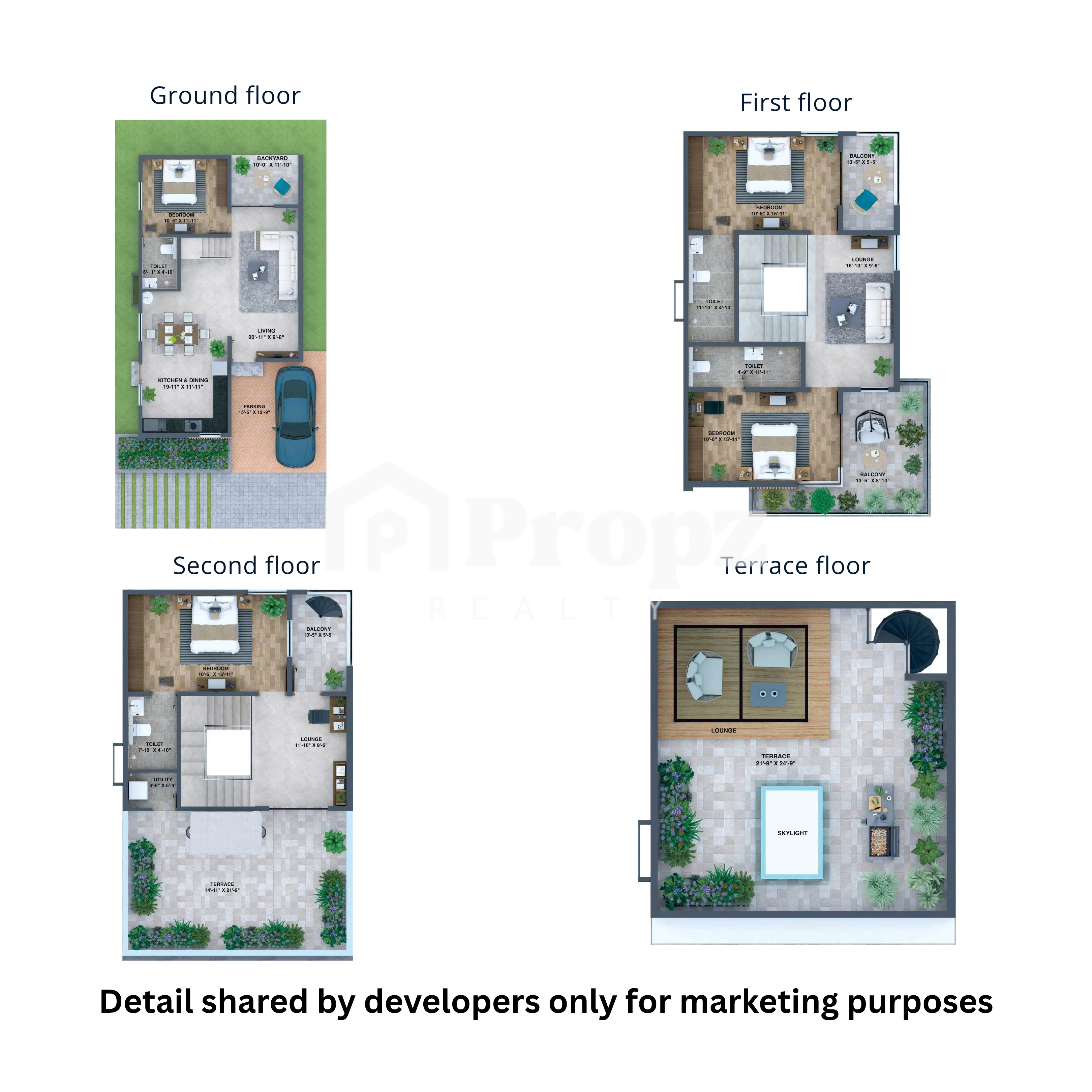 Melody floor plan — Konig Homes Pearl County