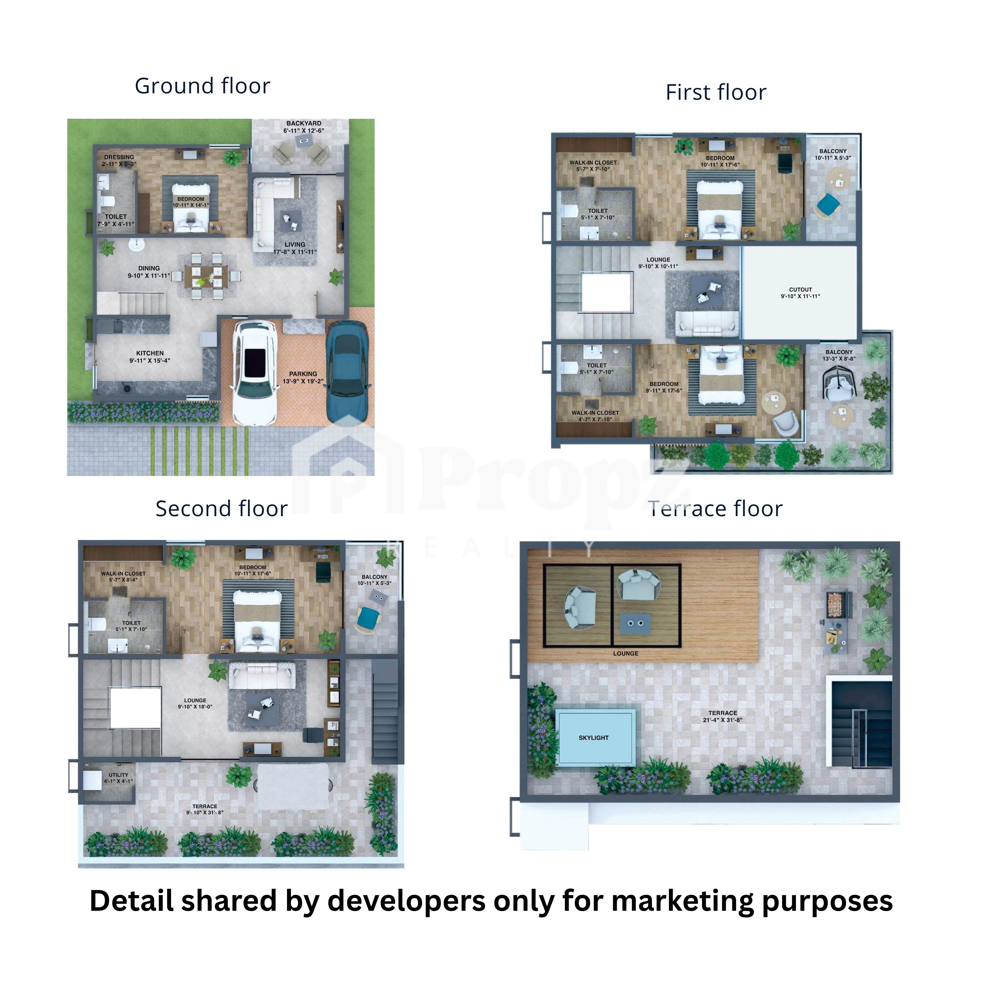 Harmony floor plan — Konig Homes Pearl County