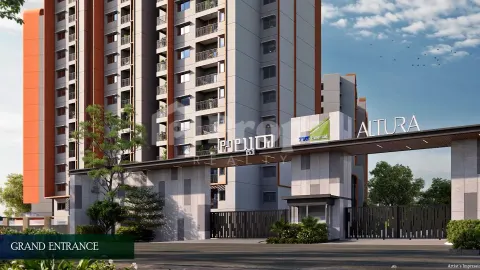 Grand entrance of TVS Emerald Altura with modern facade and signage